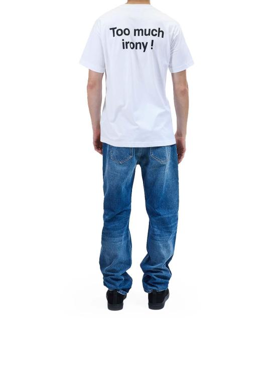 25FW 모스키노 반팔 티셔츠 70252411001 White - MOSCHINO