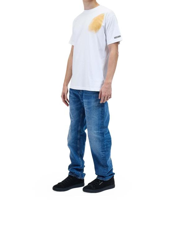 25FW 모스키노 반팔 티셔츠 70252411001 White - MOSCHINO