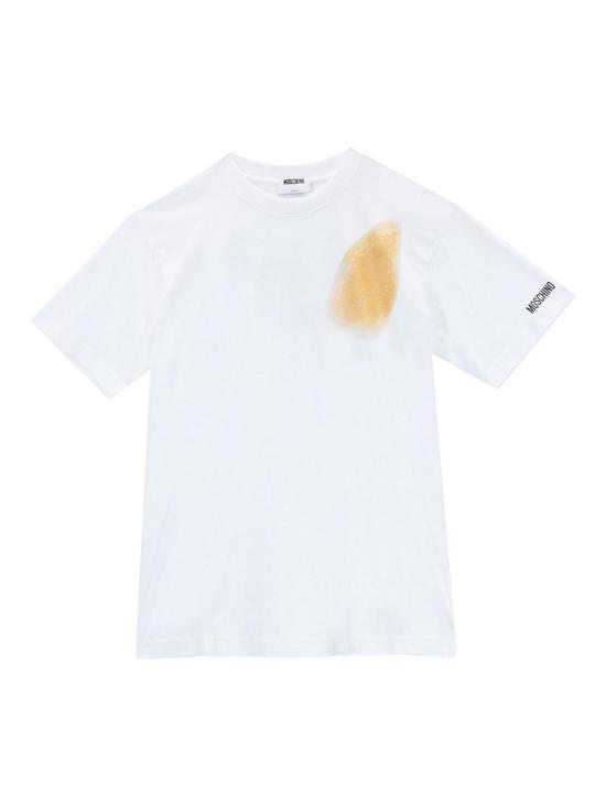 25FW 모스키노 반팔 티셔츠 70252411001 White