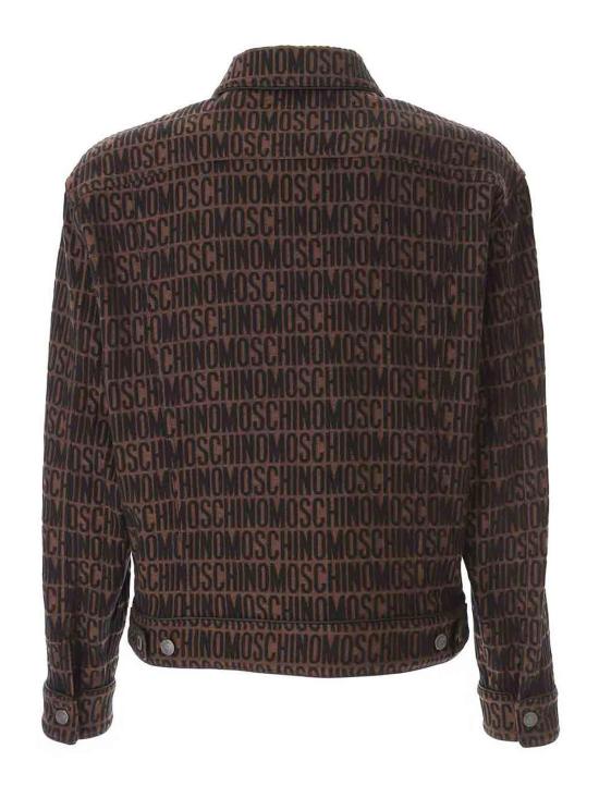  모스키노 가죽 자켓 06152623A1103 Brown - MOSCHINO