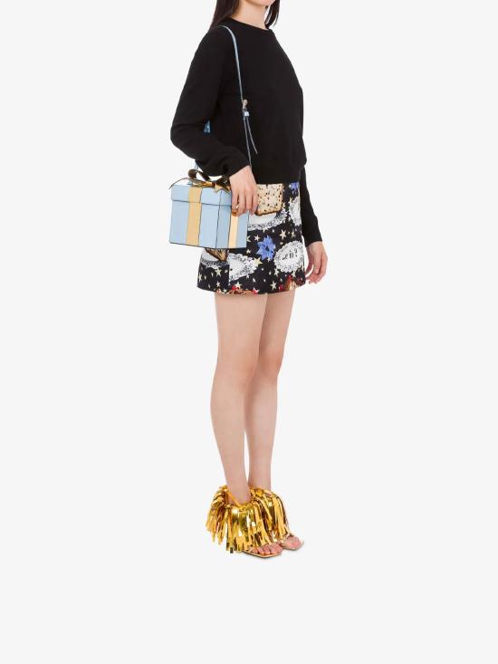26SS 모스키노 클러치/파우치 MC4101PP1OOH170A Light Blue - MOSCHINO
