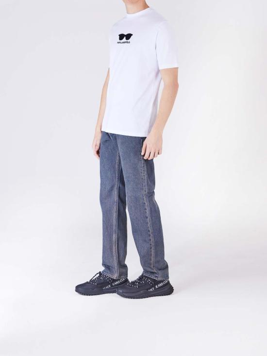  칼라거펠트 반팔 티셔츠 75544554422510 White - KARL LAGERFELD