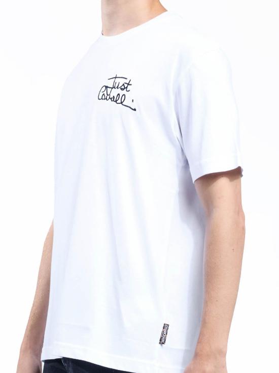 25FW 저스트까발리 반팔 티셔츠 79OAHT14CJ500003 White - JUST CAVALLI