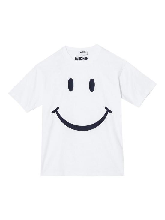 26SS 모스키노 반팔 티셔츠 071254411001 White