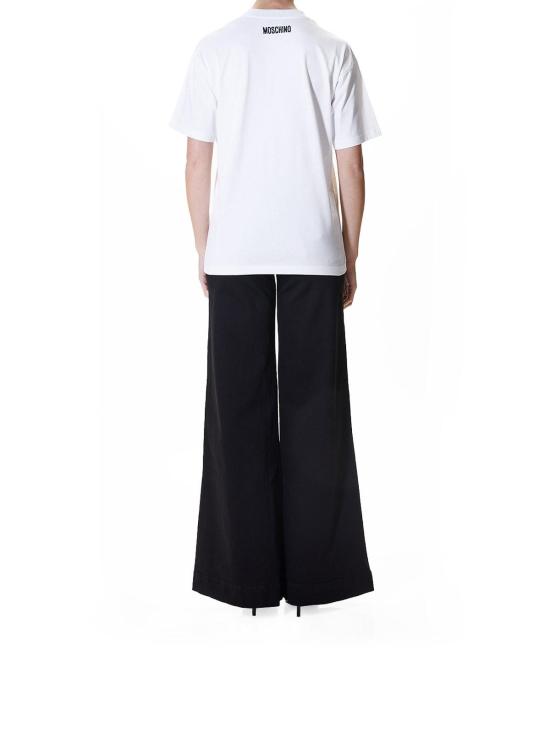 26SS 모스키노 반팔 티셔츠 071254411001 White - MOSCHINO