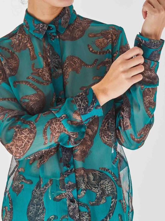  저스트까발리 블라우스 77PAL222NS492CADMIUM Multicolour - JUST CAVALLI