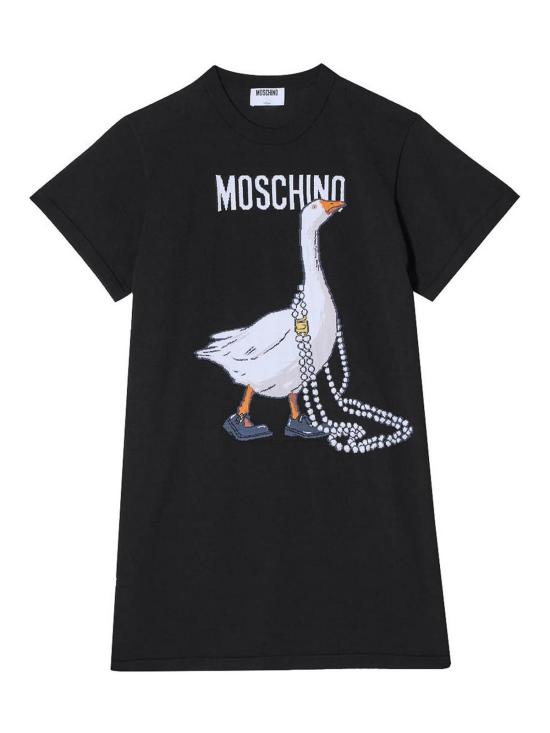 26SS 모스키노 미디 원피스 49205023555 Black