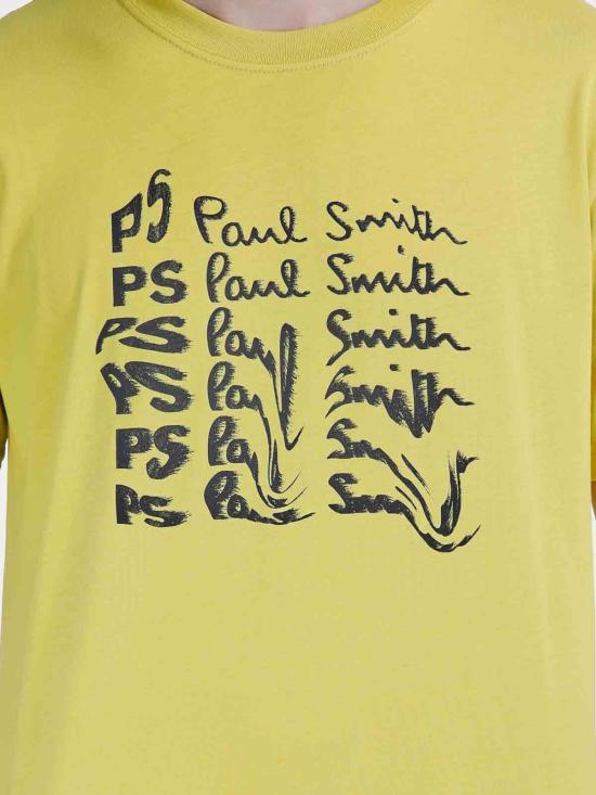  PS 바이 폴스미스 반팔 티셔츠 M2R011RNP469712A Yellow - PS BY PAUL SMITH