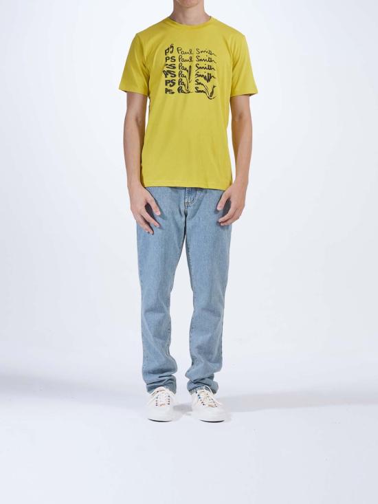  PS 바이 폴스미스 반팔 티셔츠 M2R011RNP469712A Yellow - PS BY PAUL SMITH