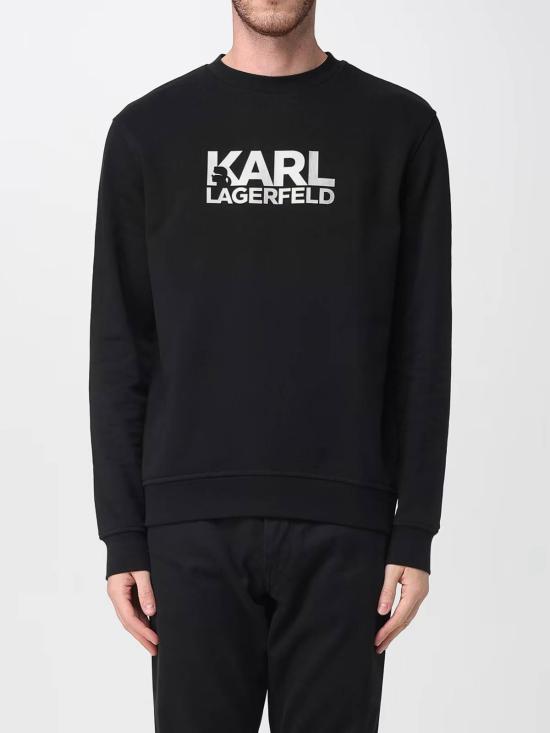 26SS 칼라거펠트 긴팔 티셔츠 705091554917910 Black - KARL LAGERFELD