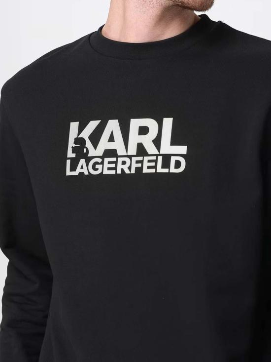 26SS 칼라거펠트 긴팔 티셔츠 705091554917910 Black - KARL LAGERFELD