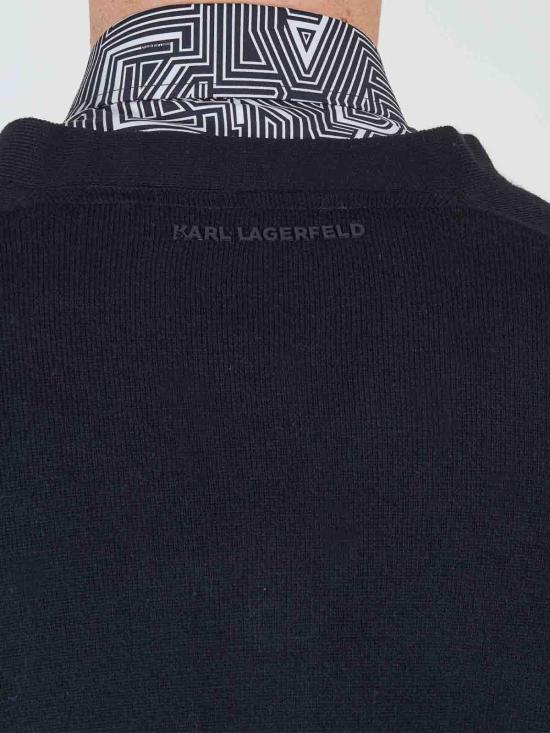  칼라거펠트 가디건 655010544399990 Black - KARL LAGERFELD