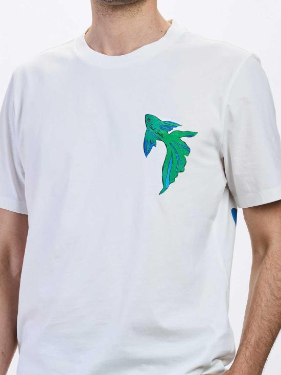 26SS 폴 스미스 반팔 티셔츠 M1R697PVP565801 White - PAUL SMITH