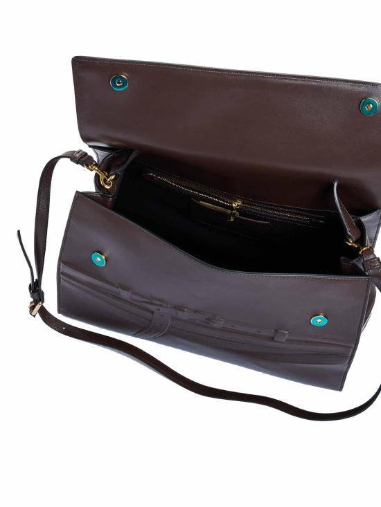 26SS 모스키노 토트백 MC4052PP1OOA6301 Dark Brown - MOSCHINO