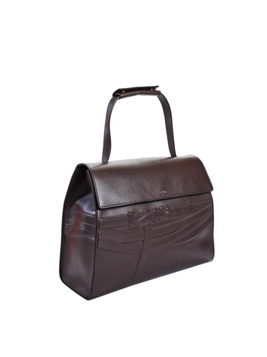 26SS 모스키노 토트백 MC4052PP1OOA6301 Dark Brown - MOSCHINO
