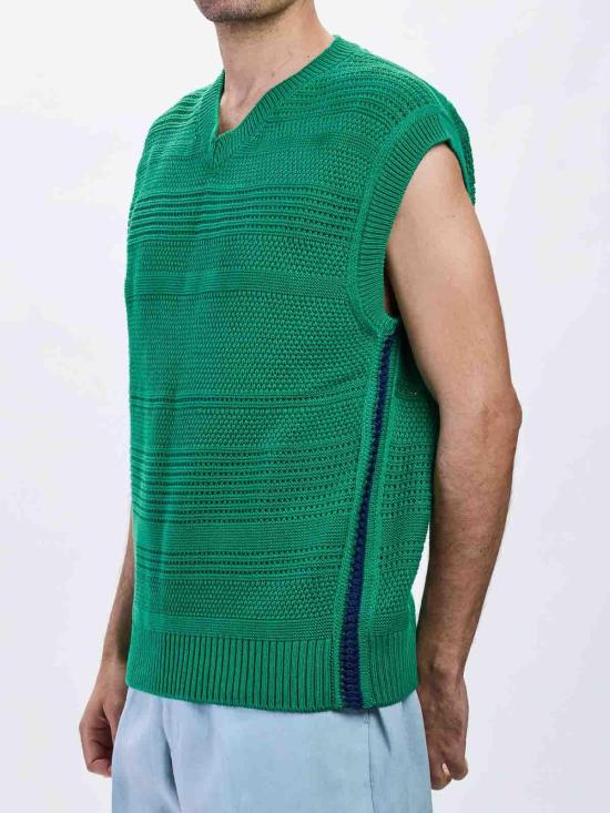 26SS 폴 스미스 니트 베스트 M1R789ZV0302830 Green - PAUL SMITH