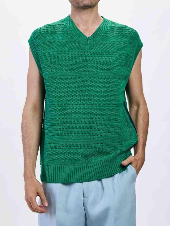 26SS 폴 스미스 니트 베스트 M1R789ZV0302830 Green - PAUL SMITH