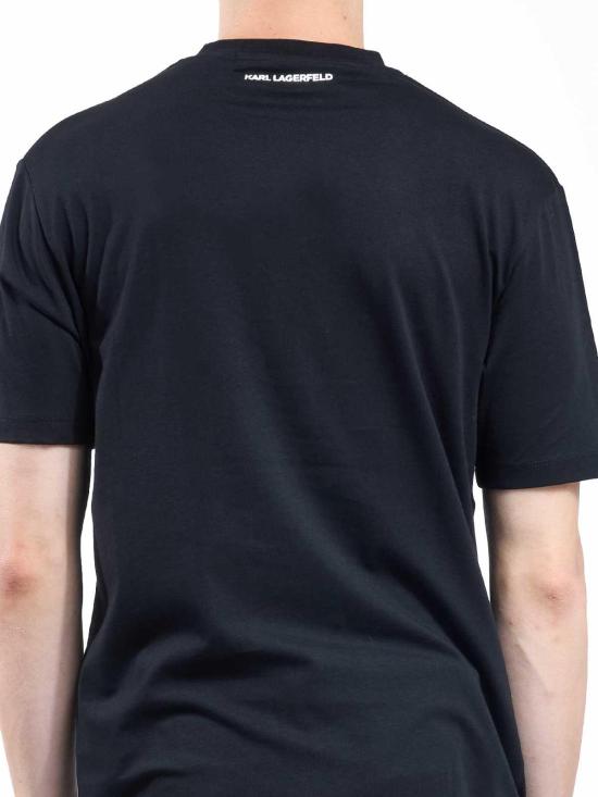 25FW 칼라거펠트 반팔 티셔츠 755139554225990 Black - KARL LAGERFELD