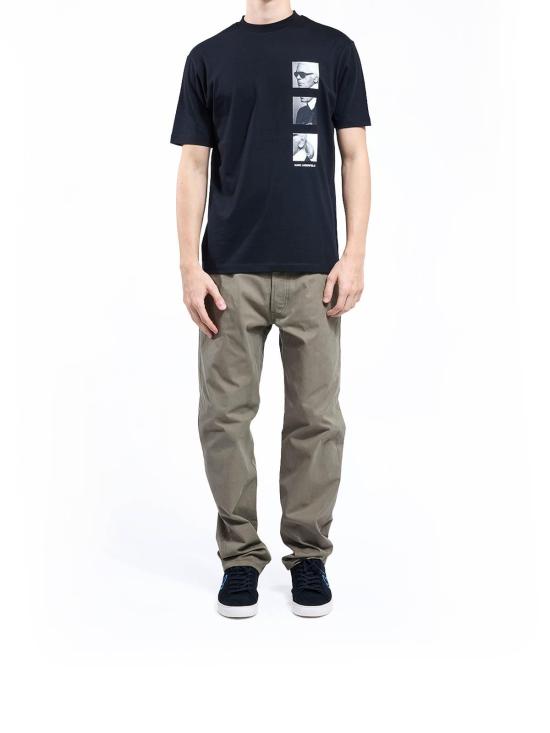 25FW 칼라거펠트 반팔 티셔츠 755139554225990 Black - KARL LAGERFELD
