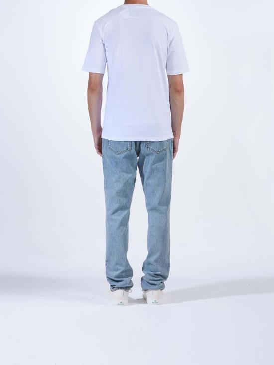  모스키노 반팔 티셔츠 070952415241 White - MOSCHINO