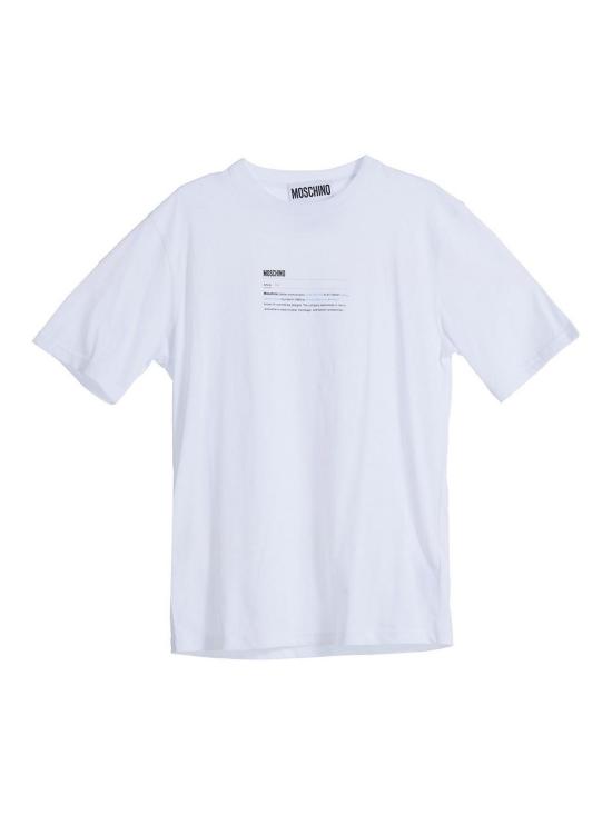  모스키노 반팔 티셔츠 070952415241 White