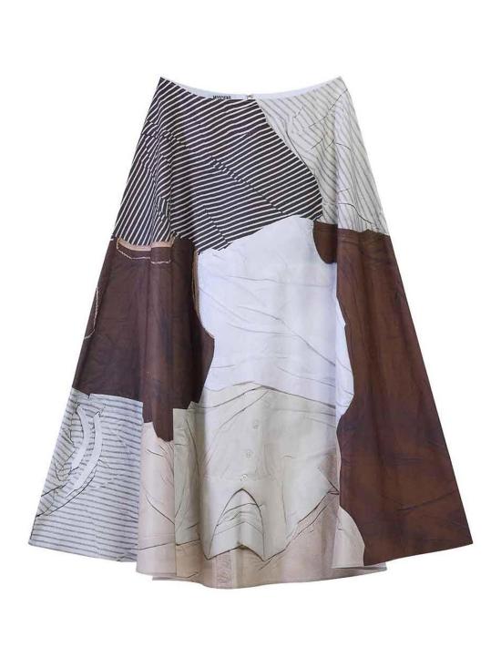 26SS 모스키노 미디 스커트 013204261045 Multicolour