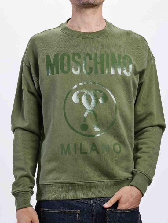  모스키노 긴팔 티셔츠 170270280427 Dark Green - MOSCHINO