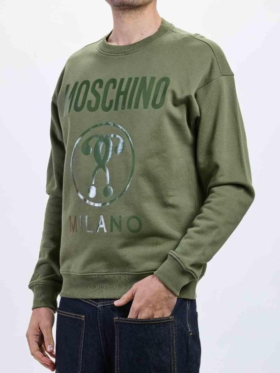  모스키노 긴팔 티셔츠 170270280427 Dark Green - MOSCHINO