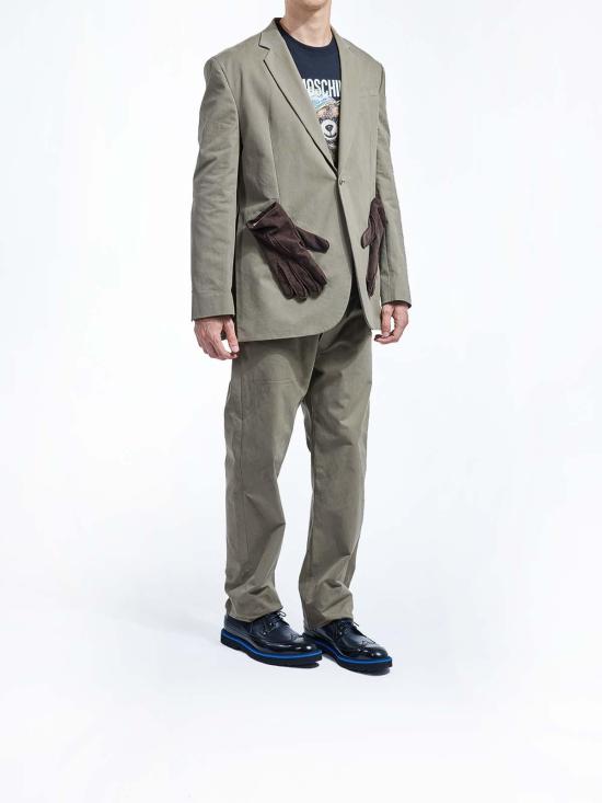 25FW 모스키노 자켓 50252180426 Green - MOSCHINO