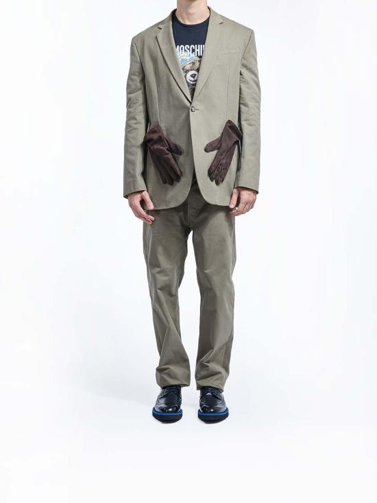 25FW 모스키노 자켓 50252180426 Green - MOSCHINO