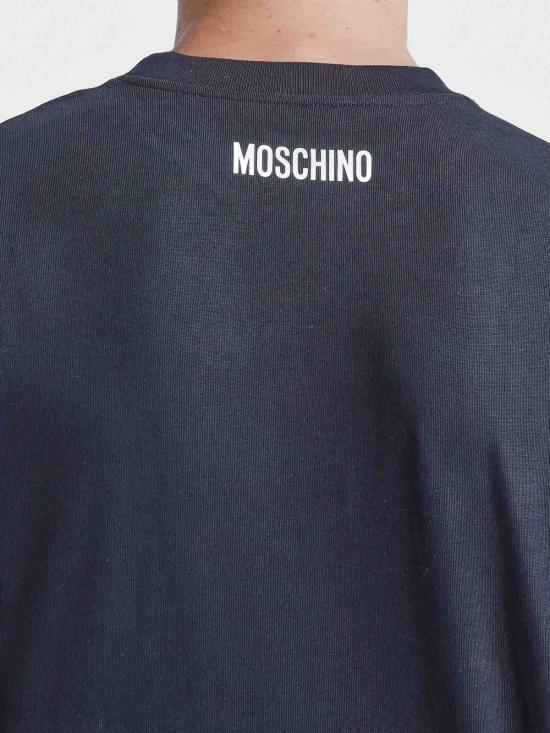  모스키노 반팔 티셔츠 070352441555 Black - MOSCHINO