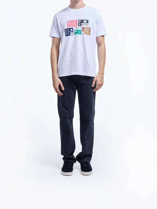 25FW PS 바이 폴스미스 반팔 티셔츠 M2R011RTP525801 White - PS BY PAUL SMITH