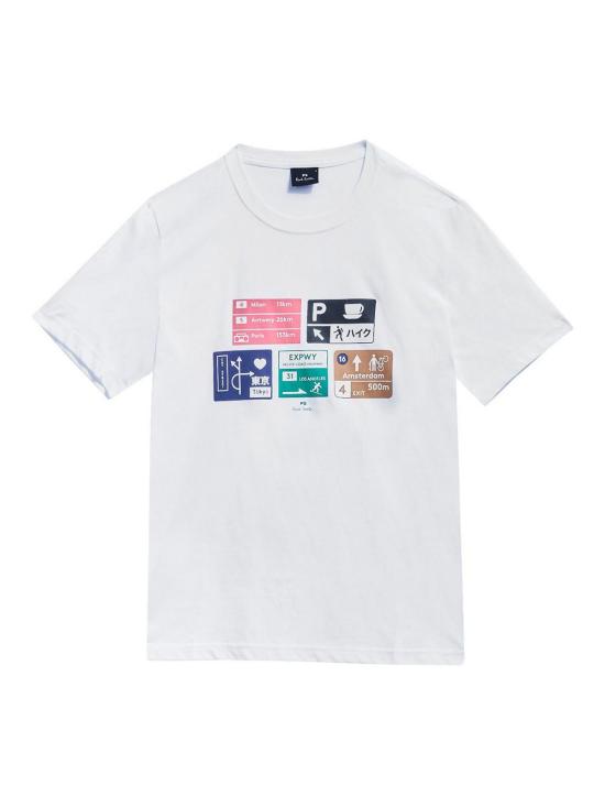 25FW PS 바이 폴스미스 반팔 티셔츠 M2R011RTP525801 White