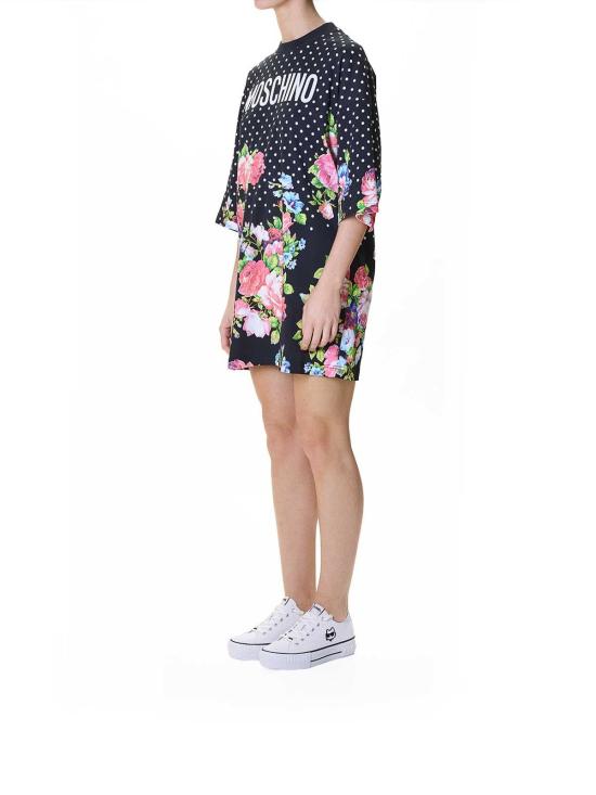 26SS 모스키노 반팔 티셔츠 46605423888 Black - MOSCHINO