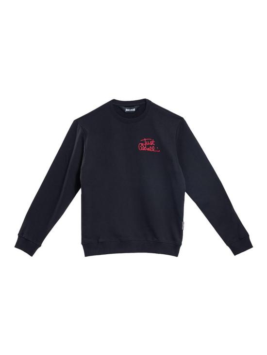 25FW 저스트까발리 긴팔 티셔츠 79OAIT14CF500899 Black