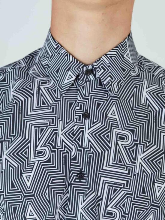  칼라거펠트 긴팔 셔츠 605000605446469E16 Black - KARL LAGERFELD