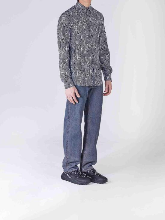  칼라거펠트 긴팔 셔츠 605000605446469E16 Black - KARL LAGERFELD