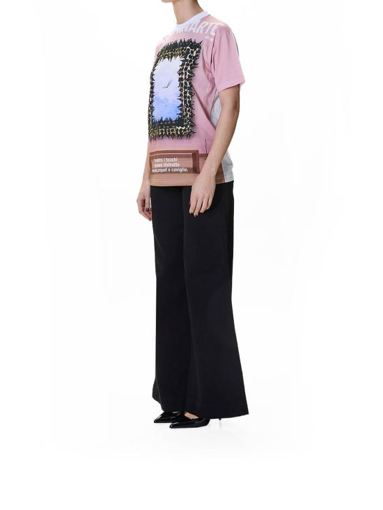 26SS 모스키노 반팔 티셔츠 071504411001 Multicolour - MOSCHINO
