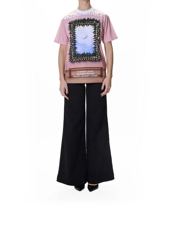 26SS 모스키노 반팔 티셔츠 071504411001 Multicolour - MOSCHINO