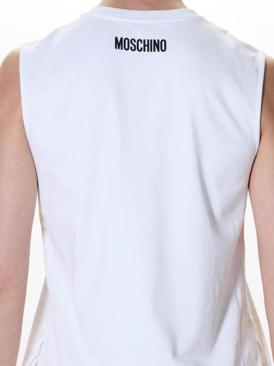 26SS 모스키노 미디 원피스 41204421001 White - MOSCHINO