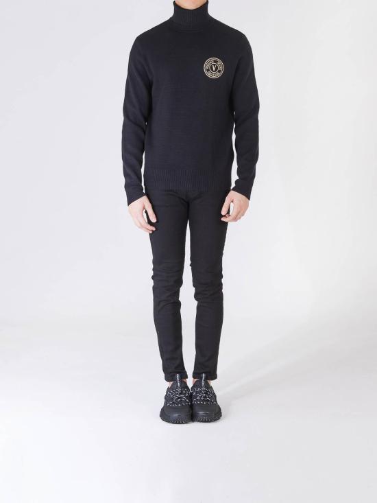  베르사체 터틀넥 77GAFM07CMH41G89 Black - VERSACE