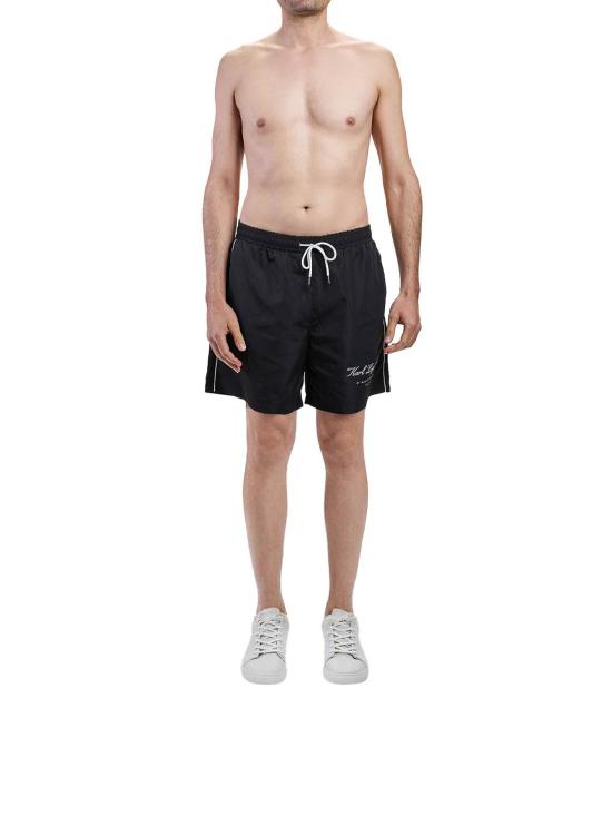 26SS 칼라거펠트 스윔팬츠 KHA1M46071999 Black - KARL LAGERFELD