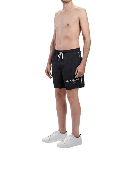 26SS 칼라거펠트 스윔팬츠 KHA1M46071999 Black - KARL LAGERFELD