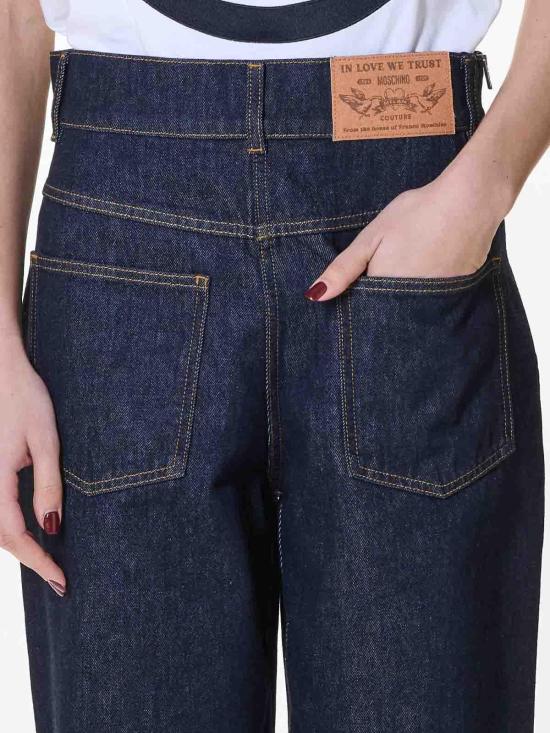 26SS 모스키노 데님 팬츠 030305430510 Blue - MOSCHINO