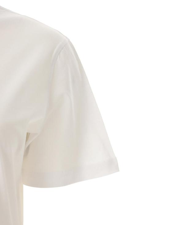  모스키노 반팔 티셔츠 70604412001 White - MOSCHINO
