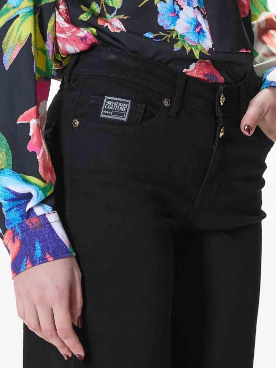 25FW 베르사체 스트레이트 팬츠 79HAB561CDW00909 Black - VERSACE
