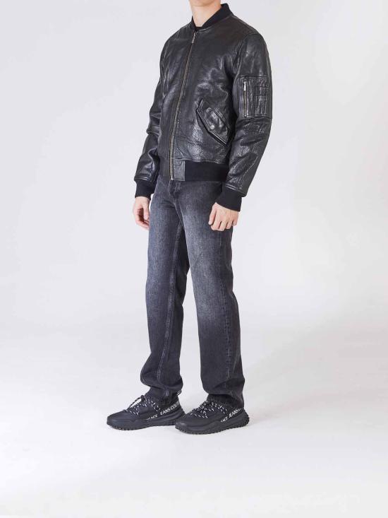  저스트까발리 가죽 자켓 77OAVP00CP017BLACK Black - JUST CAVALLI