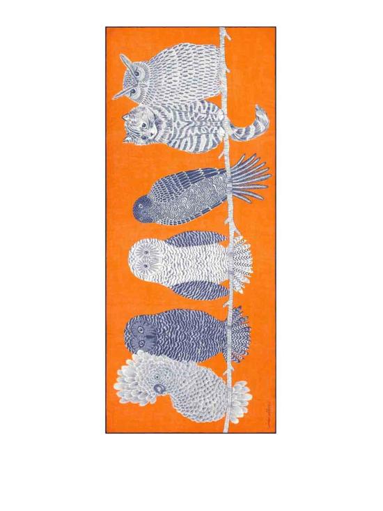 25FW 이누이 에디션 머플러/스카프 ET22CHO08ORANGE Multicolour