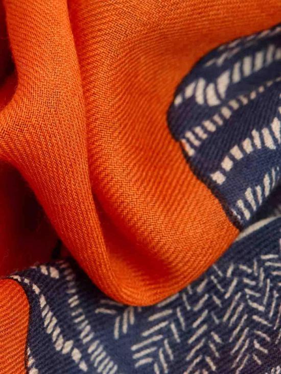 25FW 이누이 에디션 머플러/스카프 ET22CHO08ORANGE Multicolour - INOUI EDITION
