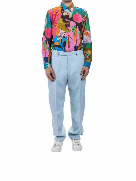 26SS 폴 스미스 스트레이트 팬츠 M1R921ZV0142740A Light Blue - PAUL SMITH